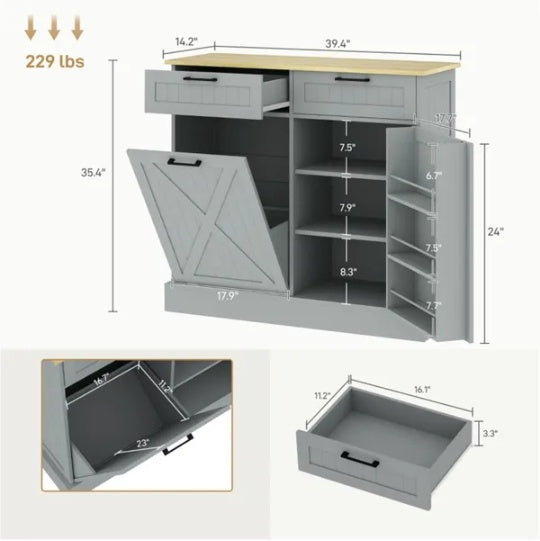 Claremont Kitchen Storage Cabinet