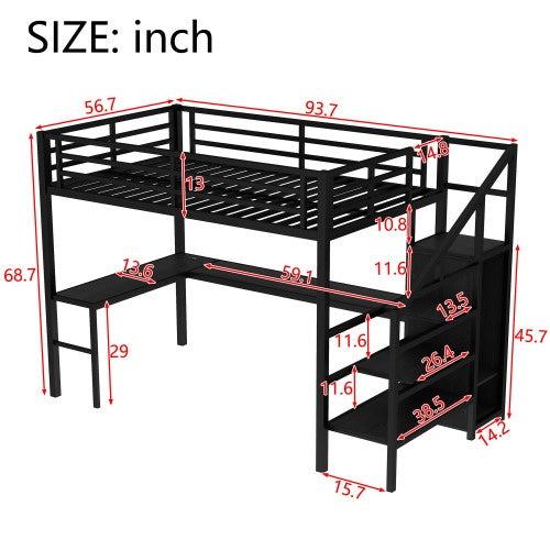 Knights Crafts Full Size Loft Bed