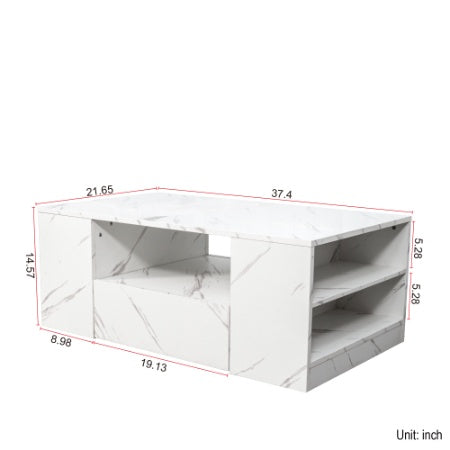 Carmine Coffee Table With Storage