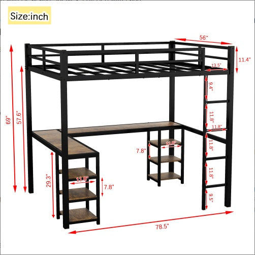 Gardenia Full Loft Bed