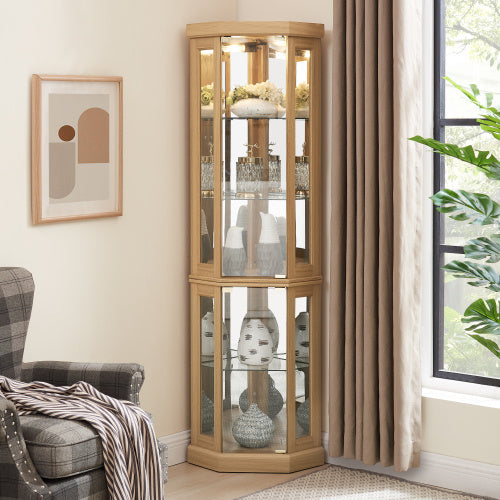 Terine Corner Curio Cabinet