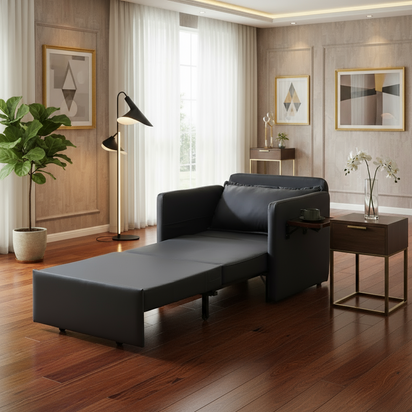 UrbanEase Convertible Sleeper Chair Pullout Bed