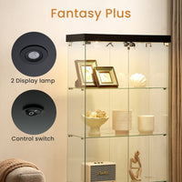 Everess 8 Unit Glass Display Cabinet