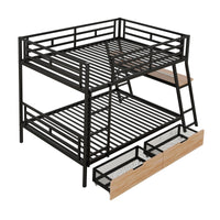 Rover Full Size Bunk Bed With Desk & Storage