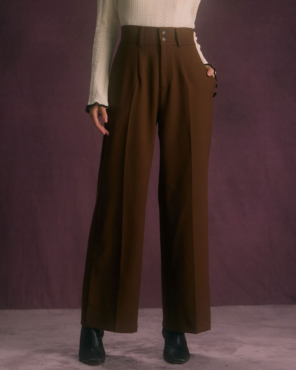 Elanor Relaxed Classy Straight Pants