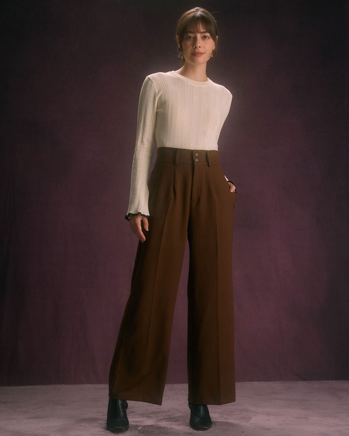 Elanor Relaxed Classy Straight Pants