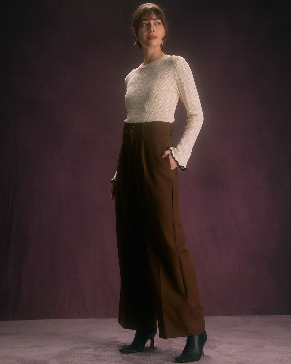 Elanor Relaxed Classy Straight Pants