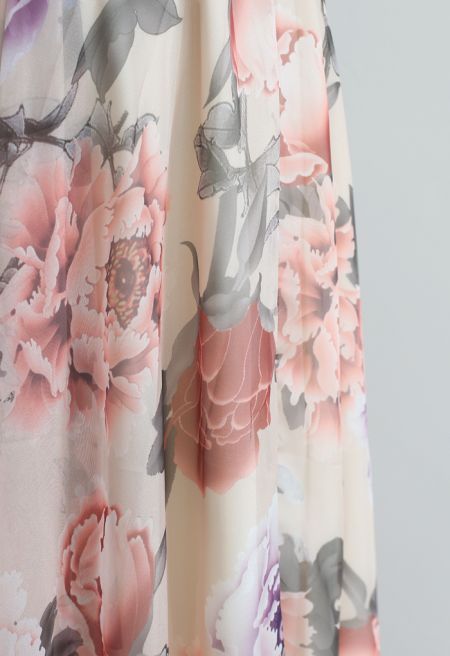 Classic Floral Maxi Skirt