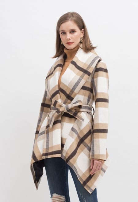 Timeless Check Stylish Coat
