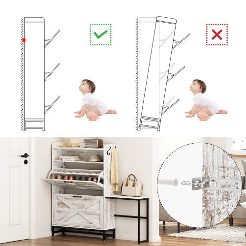 Chester Shoe Cabinet Bench