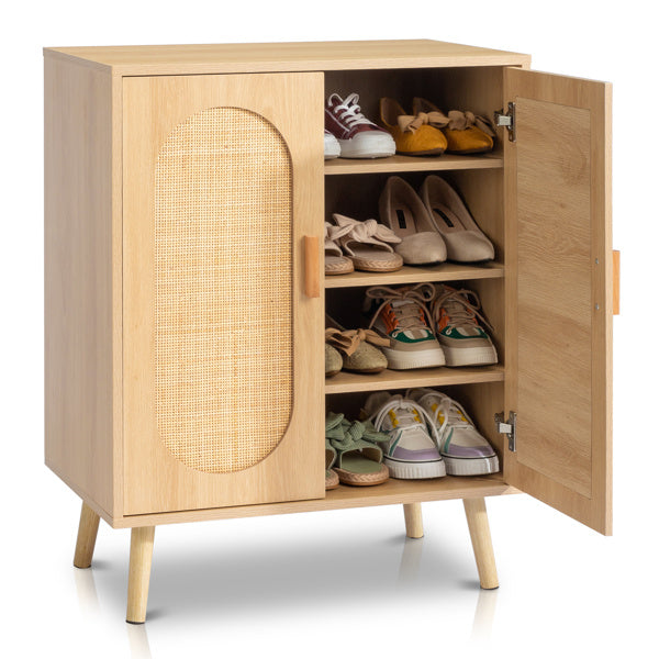 Otto Rattan Shoe Cabinet
