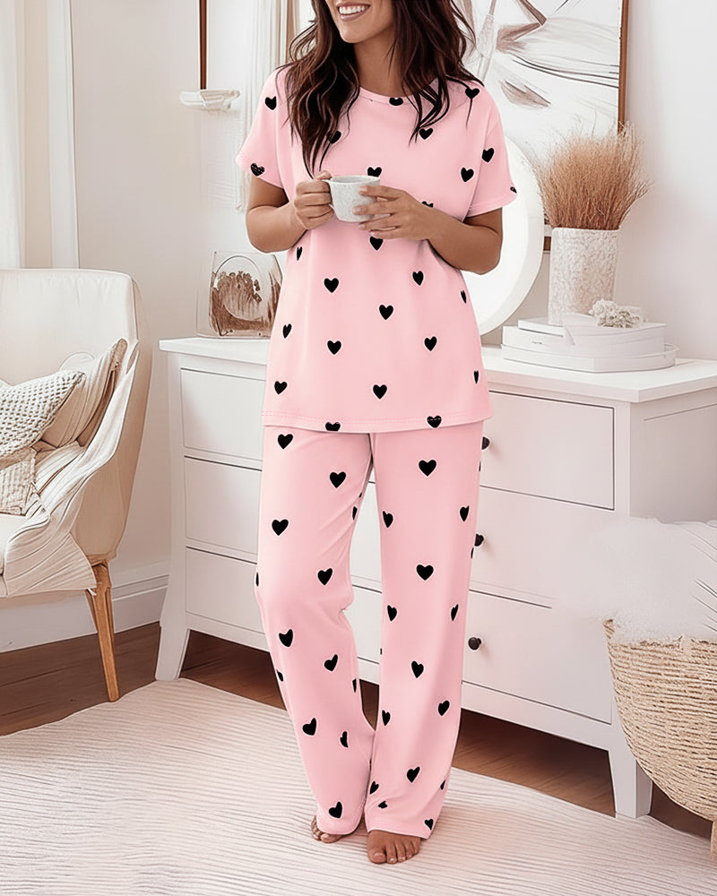 My Valentine Comfortable 2 Piece Sleepwear Set