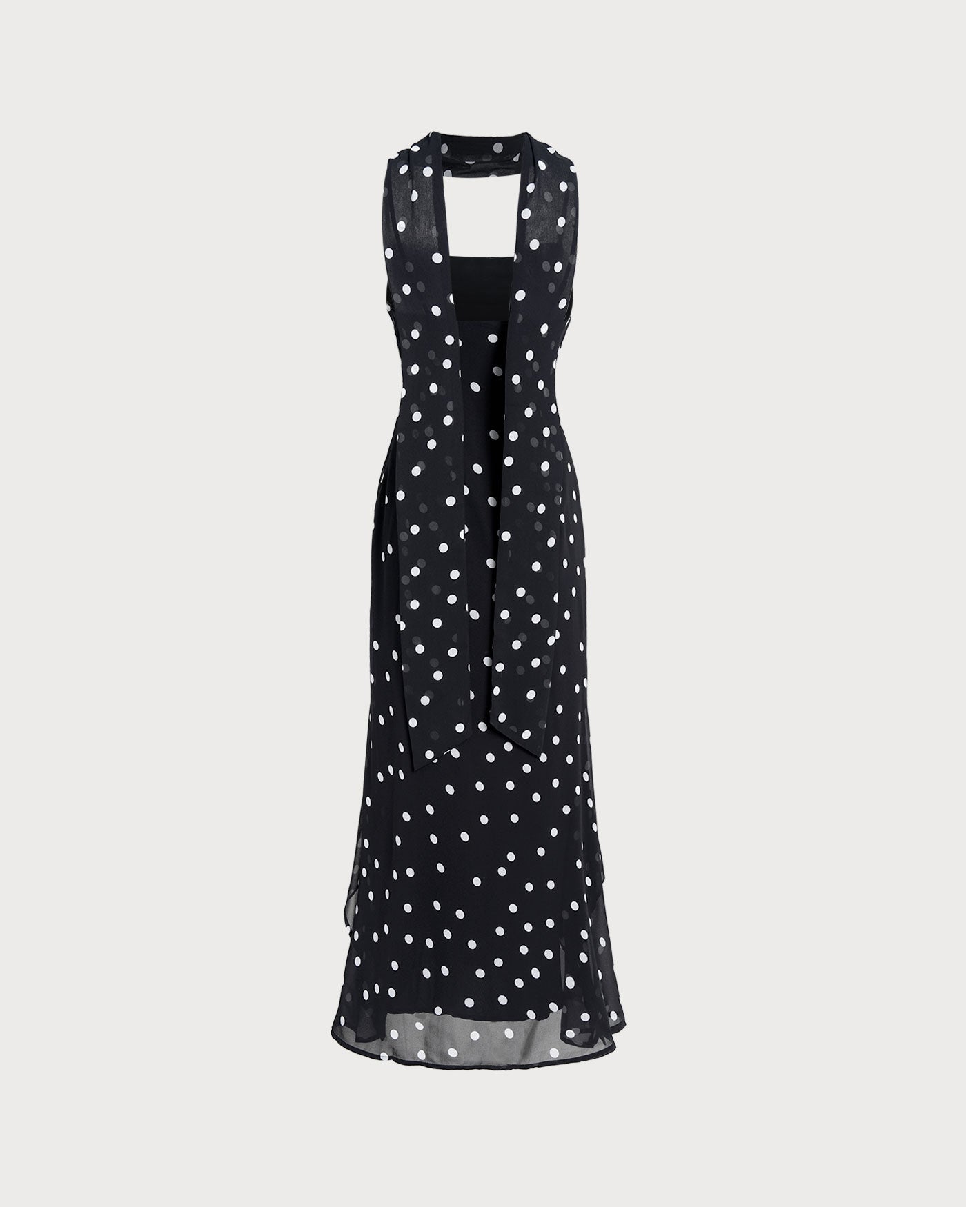 Stargirl Polka Dot Slip Maxi Dress