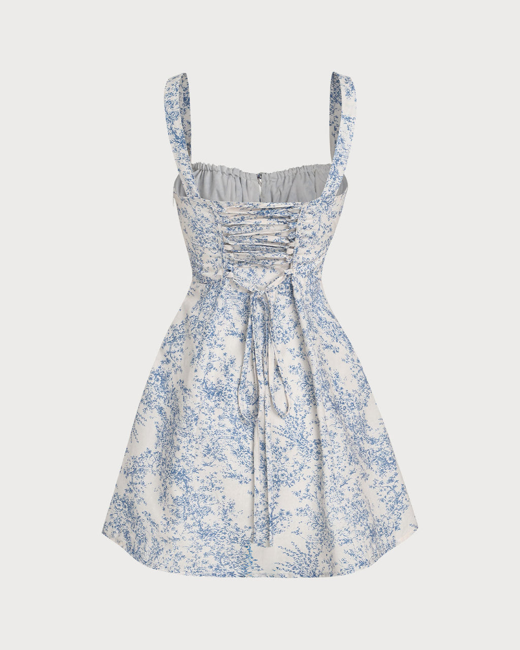 Sapphire Floral Slip Corset Mini Dress