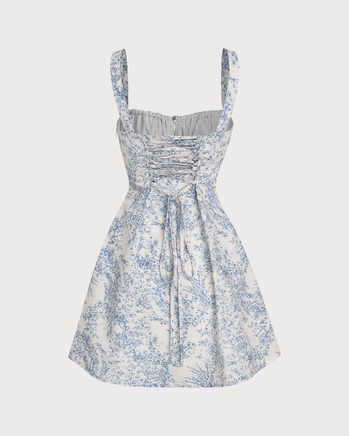 Sapphire Floral Slip Corset Mini Dress