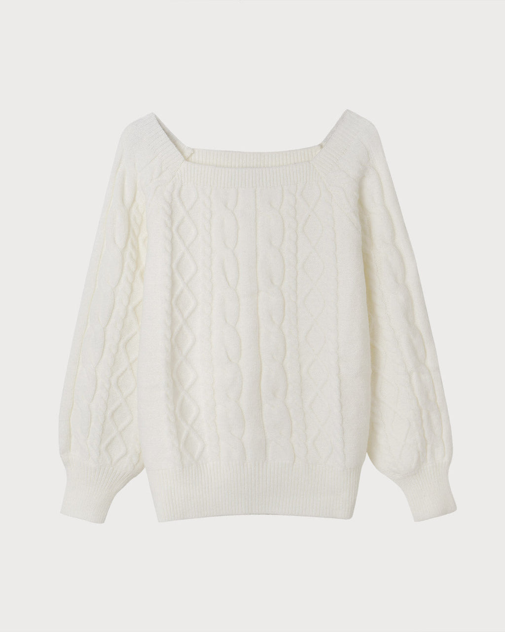 Belle Chic Cable Knit Sweater