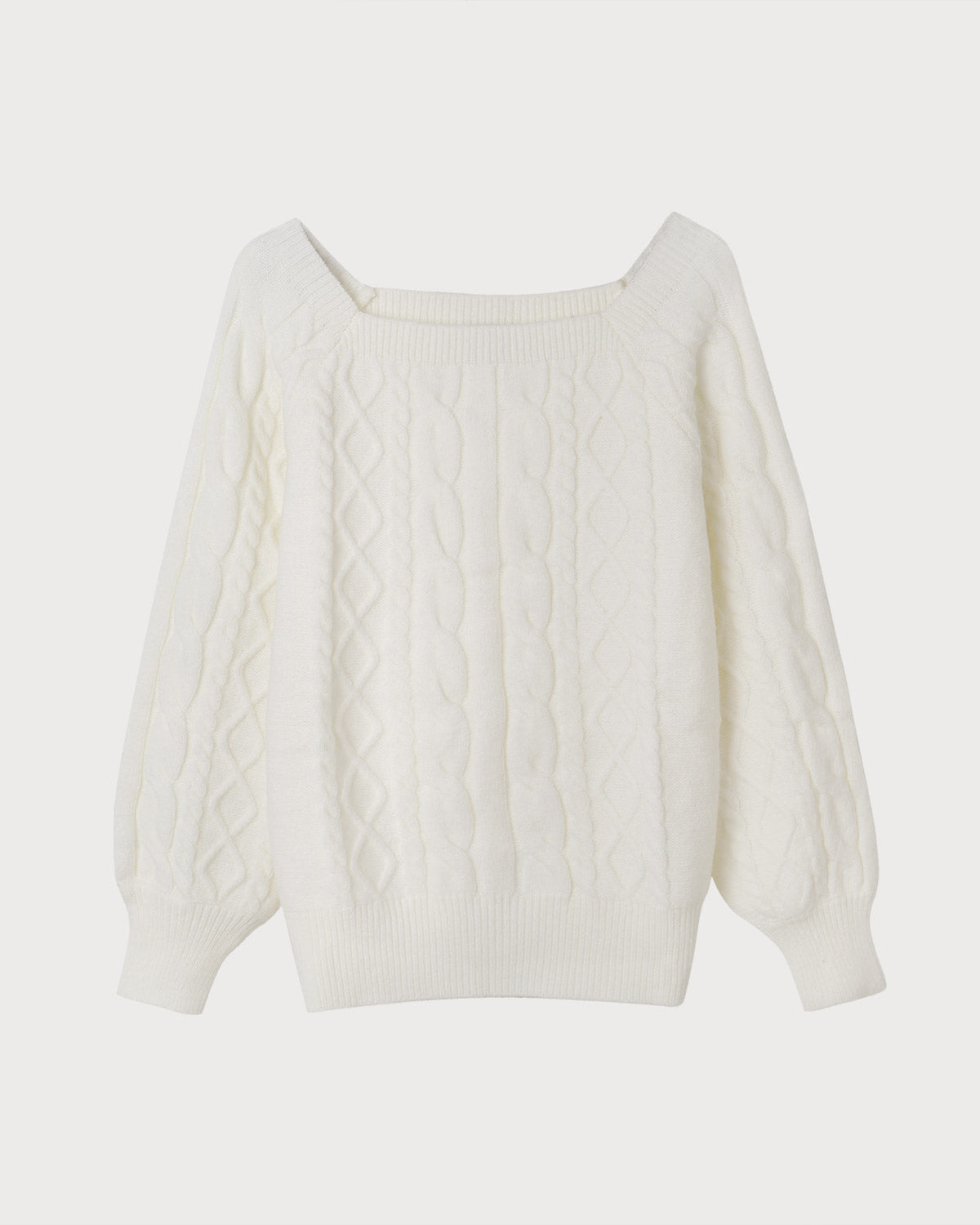Belle Chic Cable Knit Sweater