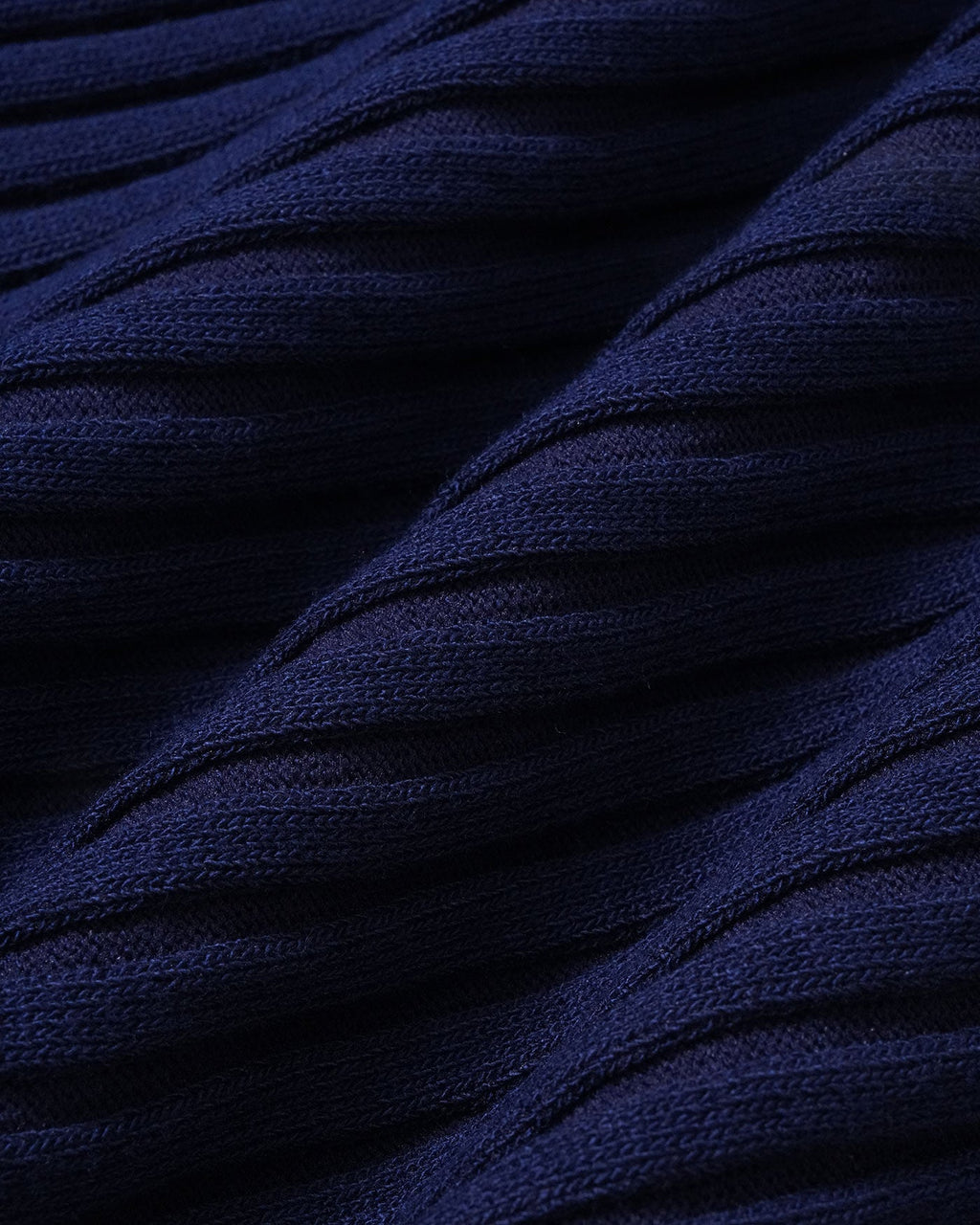 Azure Ribbed Boat Neck Cap Sleeve Tee