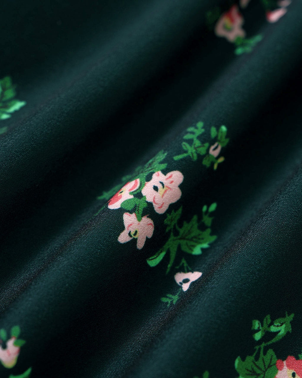 Puffed Sleeve Floral Sumer Midi Dress