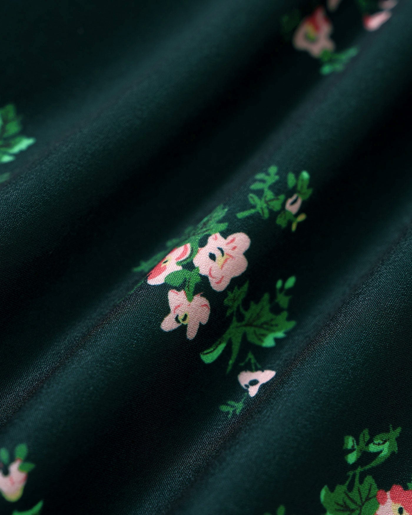 Puffed Sleeve Floral Sumer Midi Dress