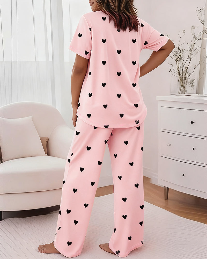 My Valentine Comfortable 2 Piece Sleepwear Set