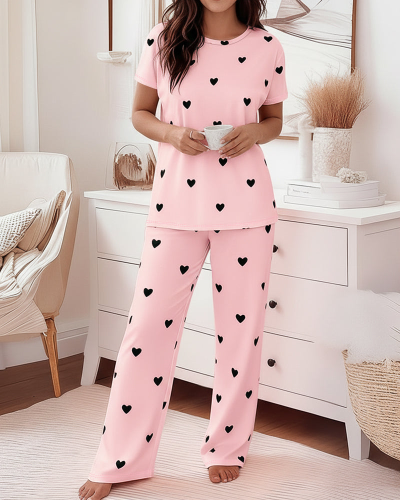 My Valentine Comfortable 2 Piece Sleepwear Set