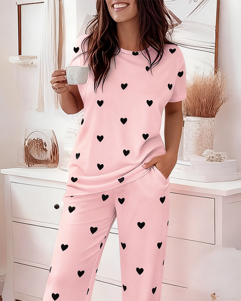 My Valentine Comfortable 2 Piece Sleepwear Set