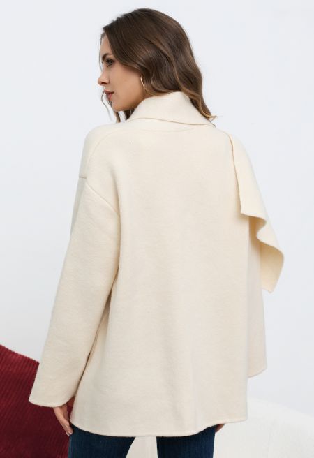 Jasmine Wrap Scarf Knit Coat