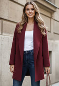 Warm & Cozy Open Front Knit Coat