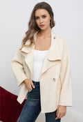 Soft Classic Buttoned Front Knit Coat
