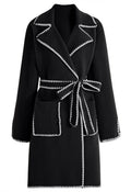 Terine Comfort Wear Lapel Long Knit Coat