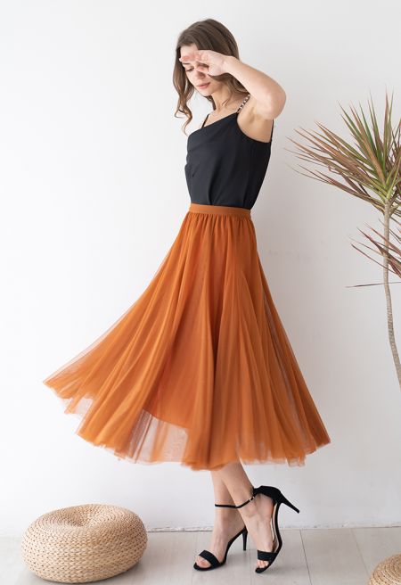 Airy Breathable Maxi Skirt