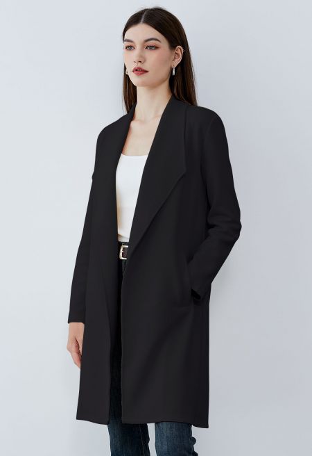 Effortlessly Elegant Front Quilted Coat