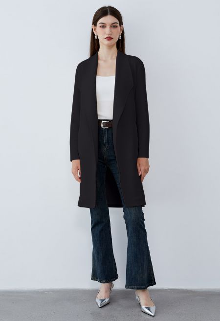 Effortlessly Elegant Front Quilted Coat