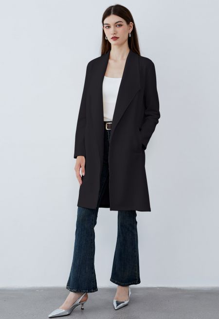 Effortlessly Elegant Front Quilted Coat
