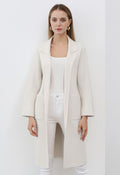 Soft Belted Long Knit Cardigan