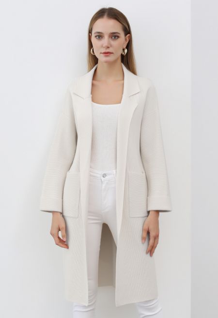 Soft Belted Long Knit Cardigan