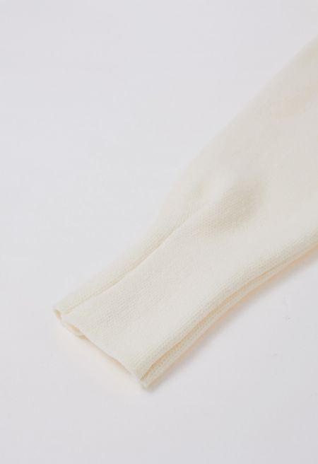 Homey Wide Lapel Knit Cardigan