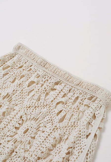 Stylish Cairo Cutwork Maxi Skirt