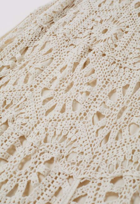 Stylish Cairo Cutwork Maxi Skirt