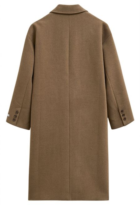 Classic Everess Double-Breasted Warm Long Coat