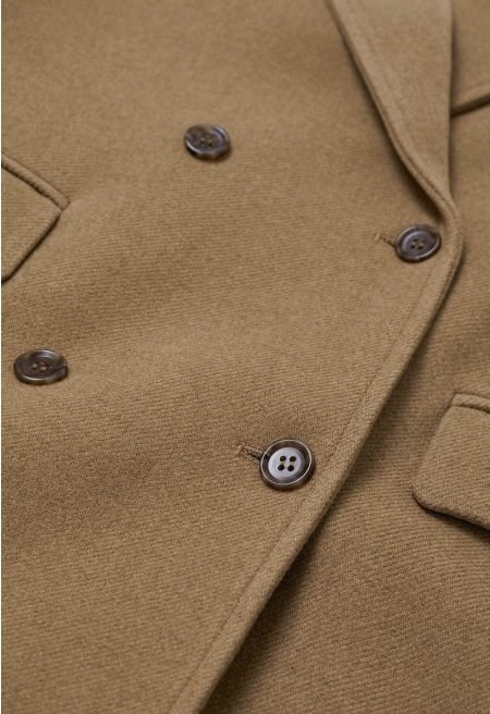 Classic Everess Double-Breasted Warm Long Coat