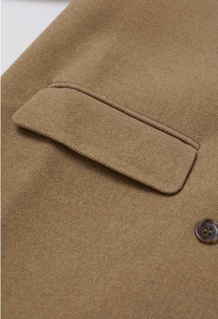 Classic Everess Double-Breasted Warm Long Coat
