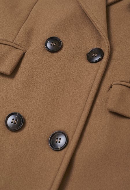 Cozy & Elegant Peak Lapel Long Coat