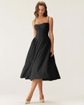 Actress Pocket Slip Midi Dress