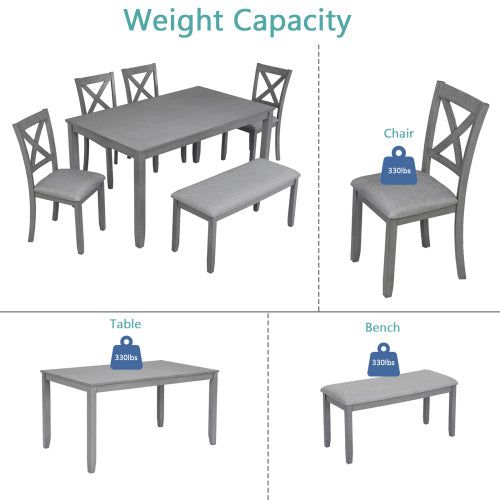 Chandler Dining Table Set For 6