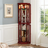 Maltise Corner Curio Cabinet