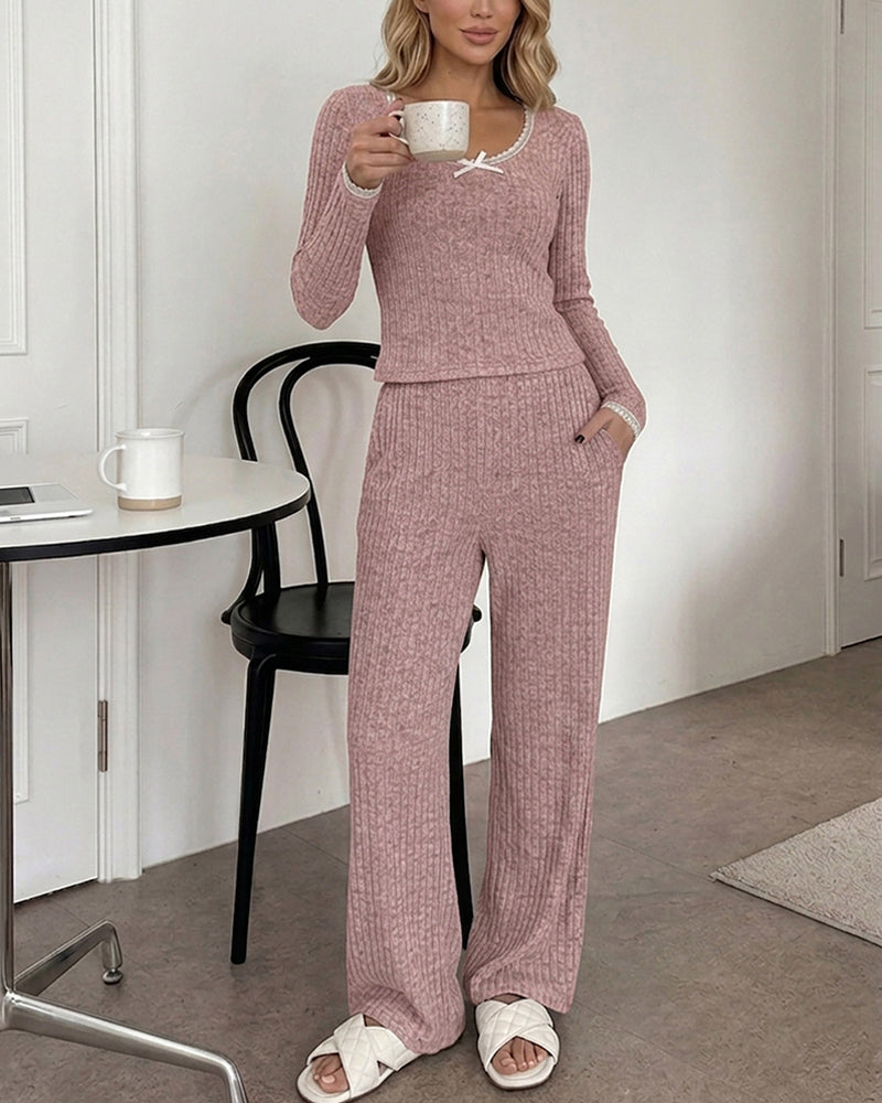 Cozy Girl 2 Piece Sleepwear Set With Pockets