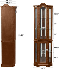 The Harvest Corner Curio Cabinet