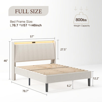 Heirloom Upholstered Platform Bed Frame